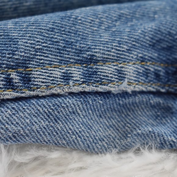 Vintage Lee Jeans Size 14‎ Short Excellent Condition has some wear as pictured - Picture 5 of 8